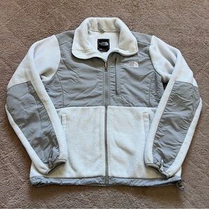 The North Face Grey White Denali Fleece Jacket Women’s Size S